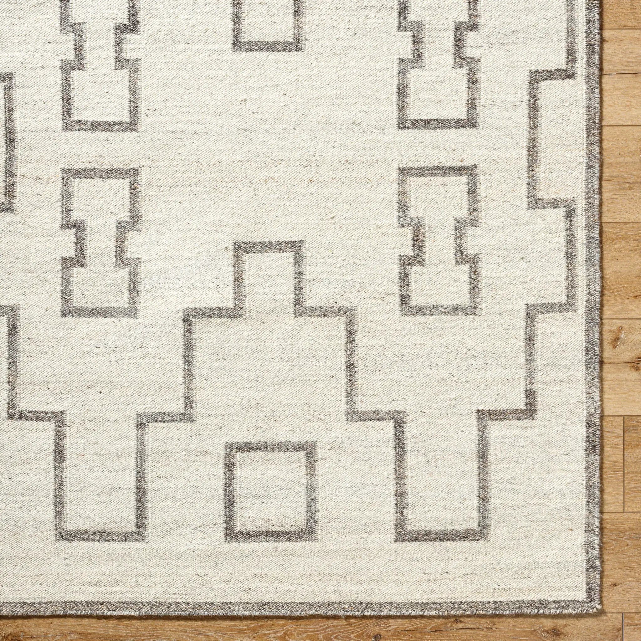 Lanesra LAR-2301 Ivory Area Rug by LIVABLISS