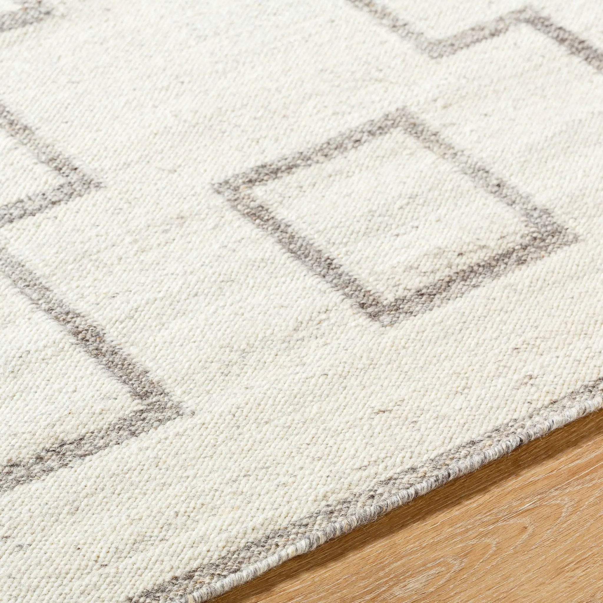 Lanesra LAR-2301 Ivory Area Rug by LIVABLISS