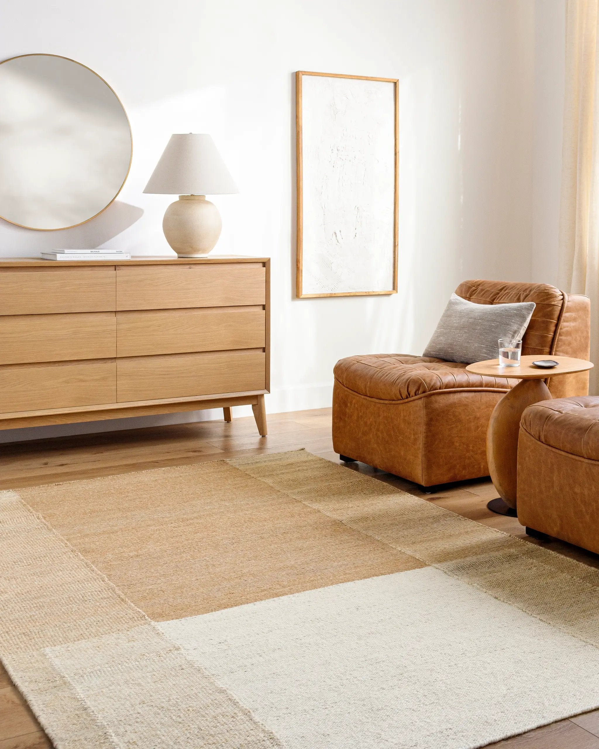 Lanesra LAR-2304 Beige Area Rug by LIVABLISS