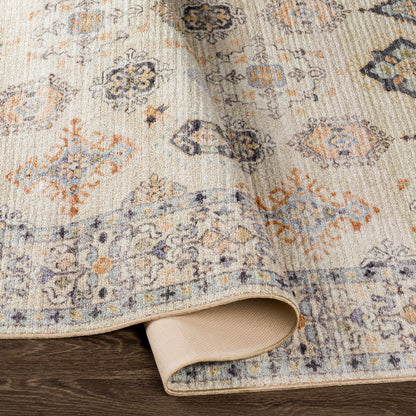 Surya Leicester LEC-2303 Beige Machine Washable Area Rug by LIVABLISS