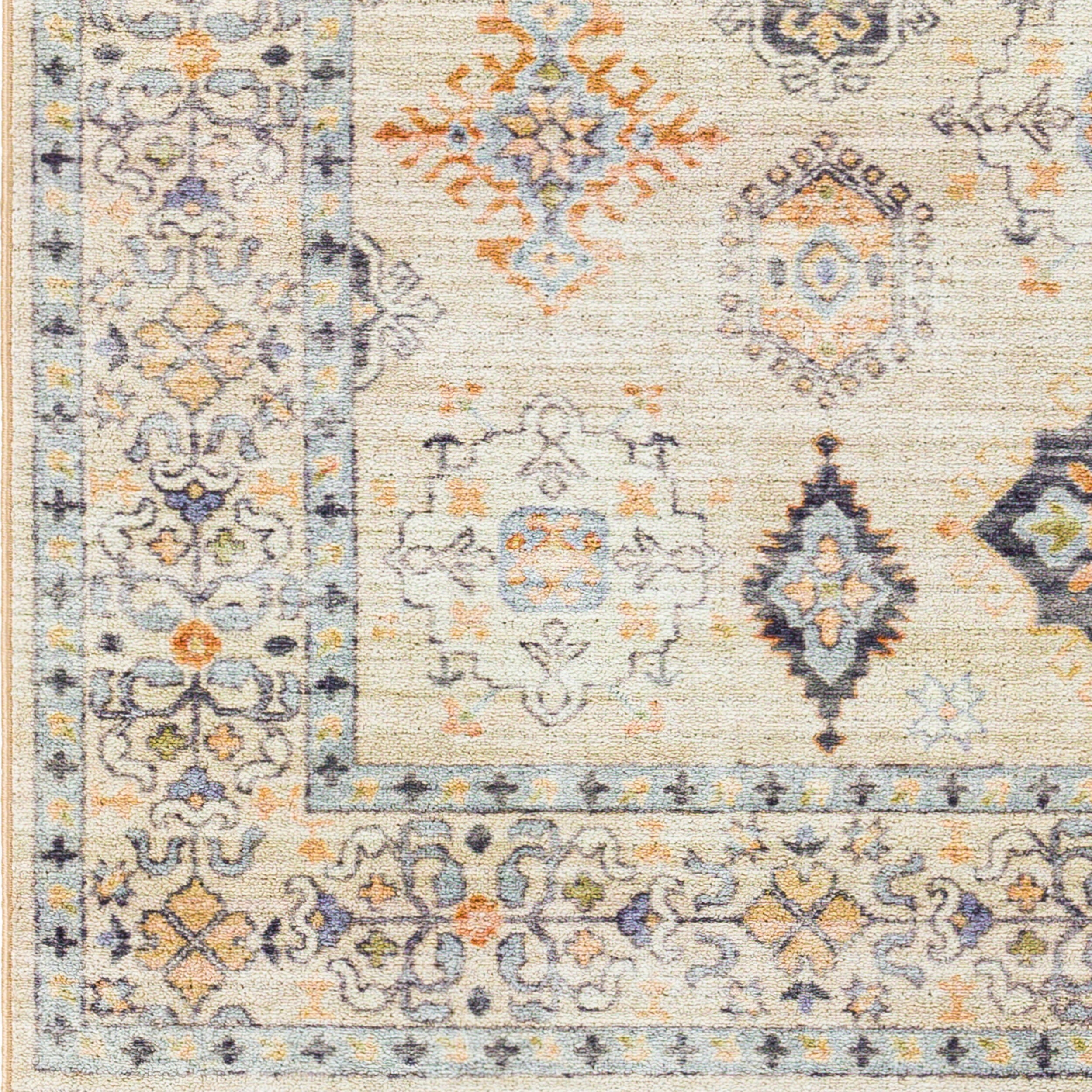 Surya Leicester LEC-2303 Beige Machine Washable Area Rug by LIVABLISS