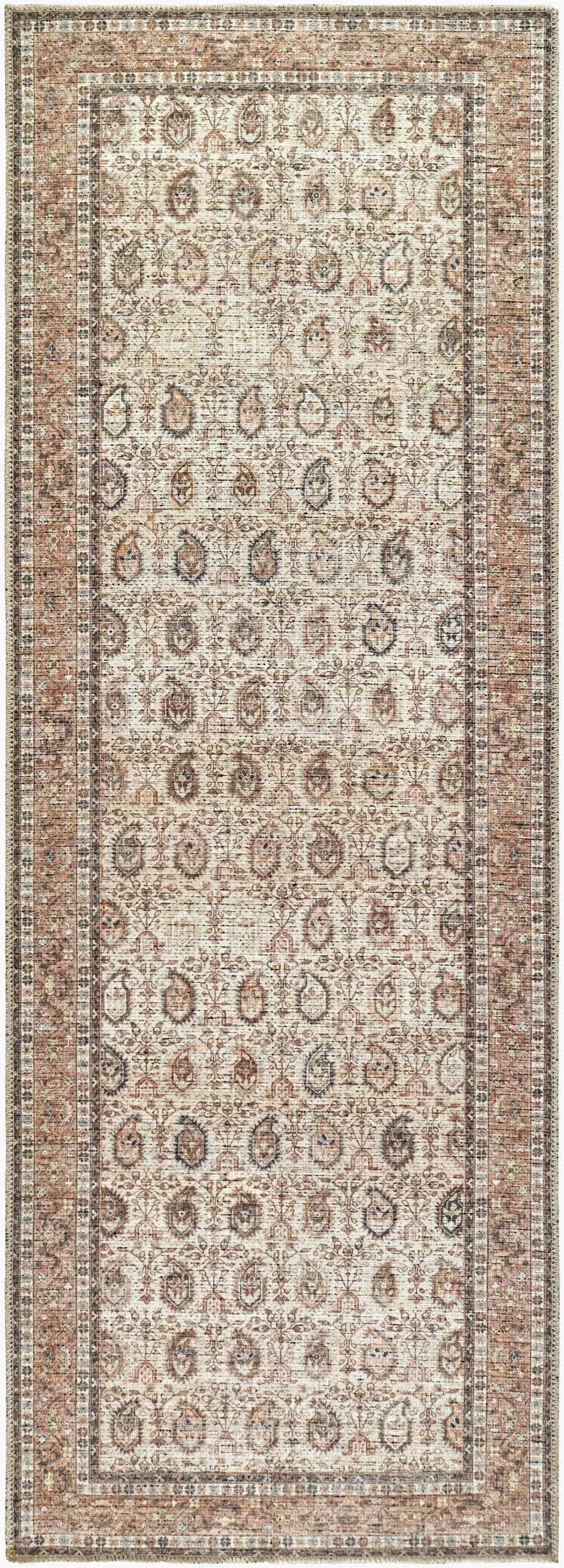 Lauren Liess x LIVABLISS Bramble LLBR-2301 Dusty-Pink Area Rug