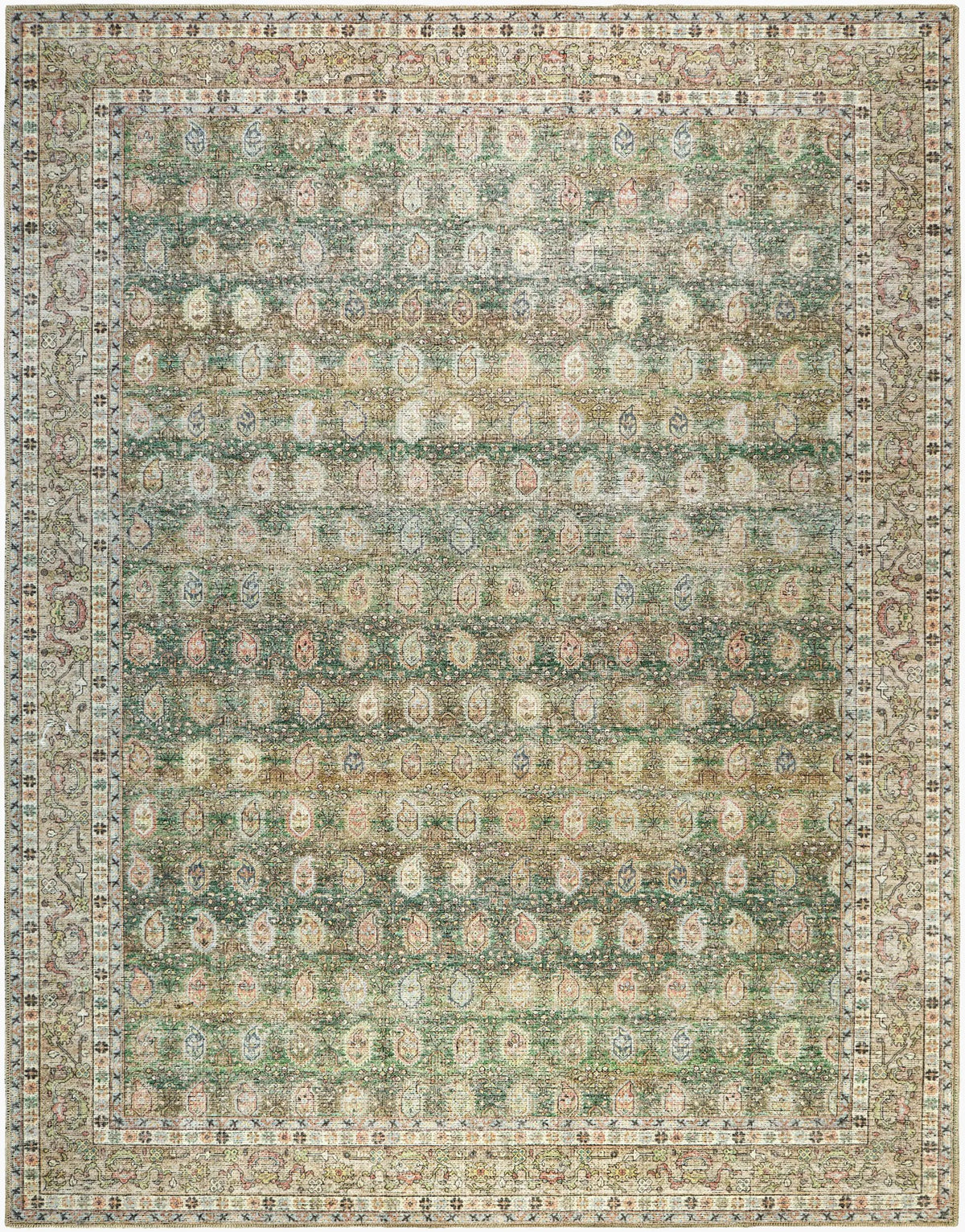 Lauren Liess x LIVABLISS Bramble LLBR-2302 Sage Area Rug