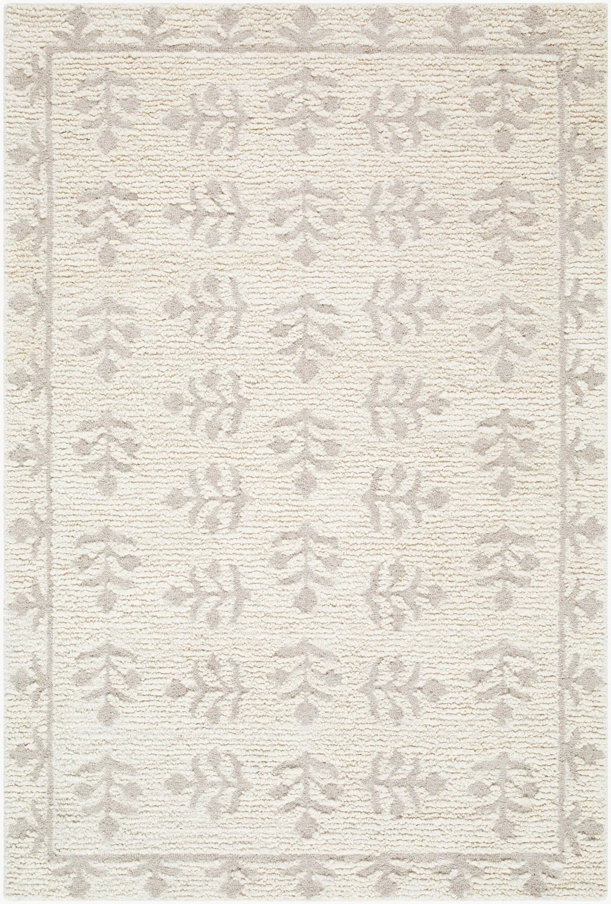 Livabliss x Lauren Liess Folk Flower LLFF-2301 Ivory Area Rug