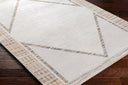 Surya Lillian LLL-2312 Oatmeal Machine Washable Area Rug by LIVABLISS