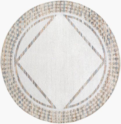 Surya Lillian LLL-2312 Oatmeal Machine Washable Area Rug by LIVABLISS