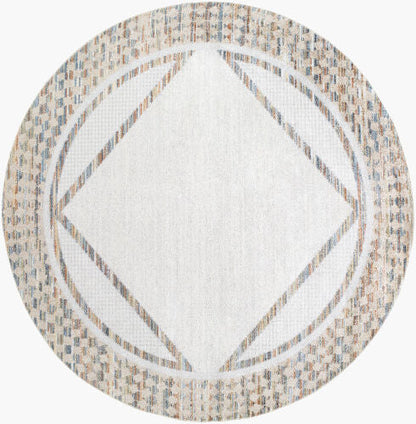Surya Lillian LLL-2312 Oatmeal Machine Washable Area Rug by LIVABLISS