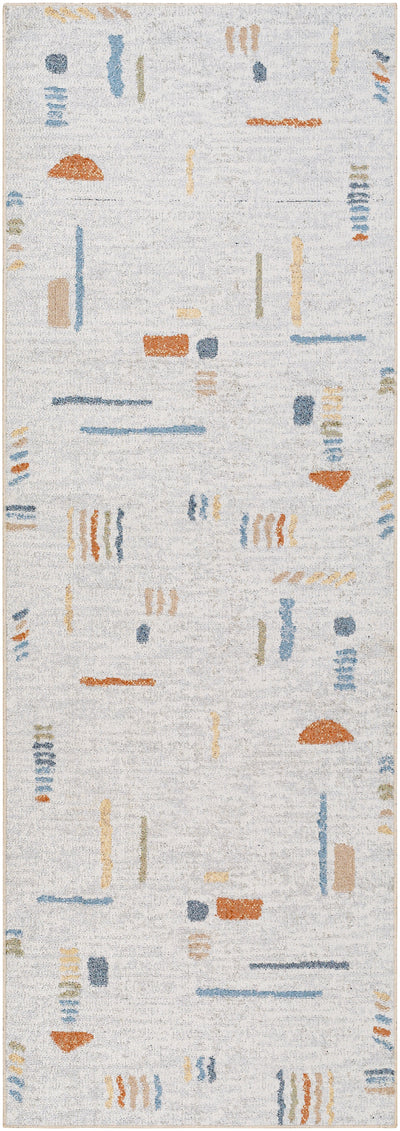Surya Lillian LLL-2313 Oatmeal Machine Washable Area Rug by LIVABLISS