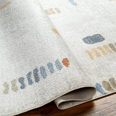 Surya Lillian LLL-2313 Oatmeal Machine Washable Area Rug by LIVABLISS