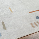 Surya Lillian LLL-2313 Oatmeal Machine Washable Area Rug by LIVABLISS