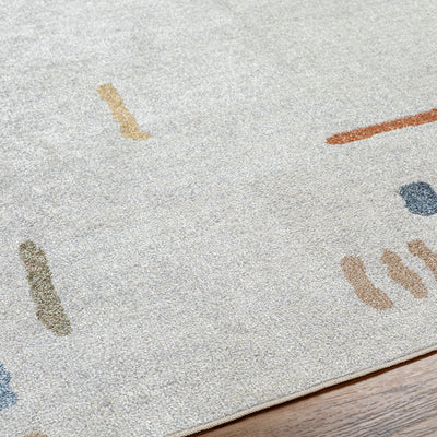 Surya Lillian LLL-2313 Oatmeal Machine Washable Area Rug by LIVABLISS