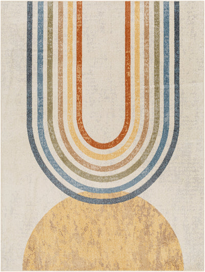 Surya Lillian LLL-2314 Oatmeal Machine Washable Area Rug by LIVABLISS