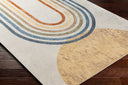 Surya Lillian LLL-2314 Oatmeal Machine Washable Area Rug by LIVABLISS