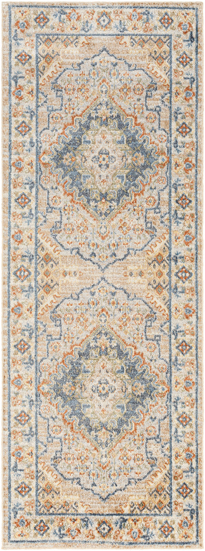 Surya Lillian LLL-2318 Oatmeal Machine Washable Area Rug by LIVABLISS