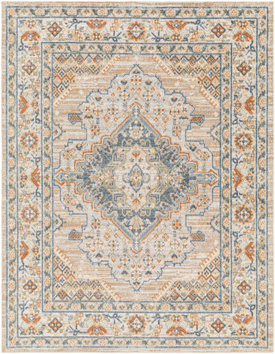 Surya Lillian LLL-2318 Oatmeal Machine Washable Area Rug by LIVABLISS