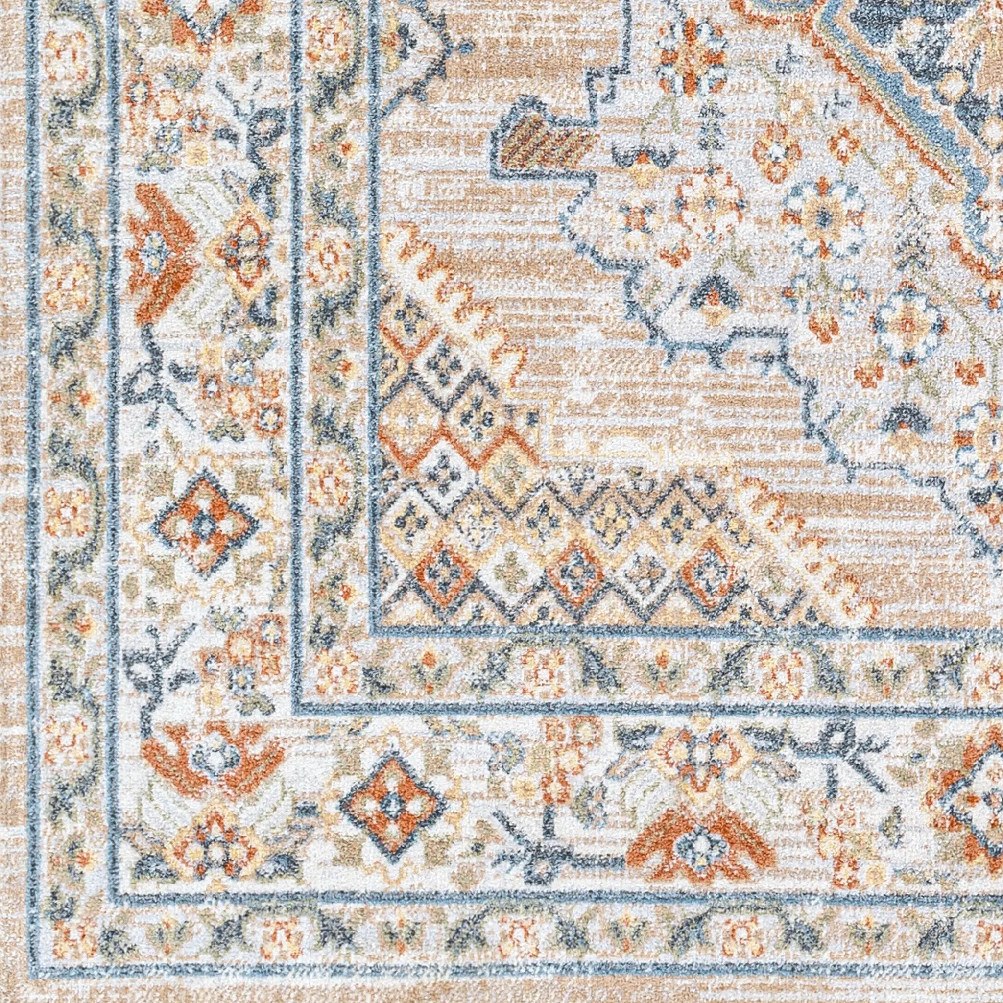 Lillian LLL-2318 Oatmeal Area Rug by LIVABLISS
