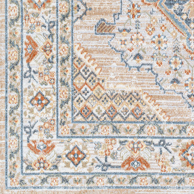 Surya Lillian LLL-2318 Oatmeal Machine Washable Area Rug by LIVABLISS