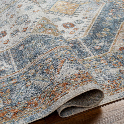 Surya Lillian LLL-2319 Oatmeal Machine Washable Area Rug by LIVABLISS