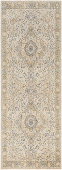 Surya Lillian LLL-2322 Gray Machine Washable Area Rug by LIVABLISS