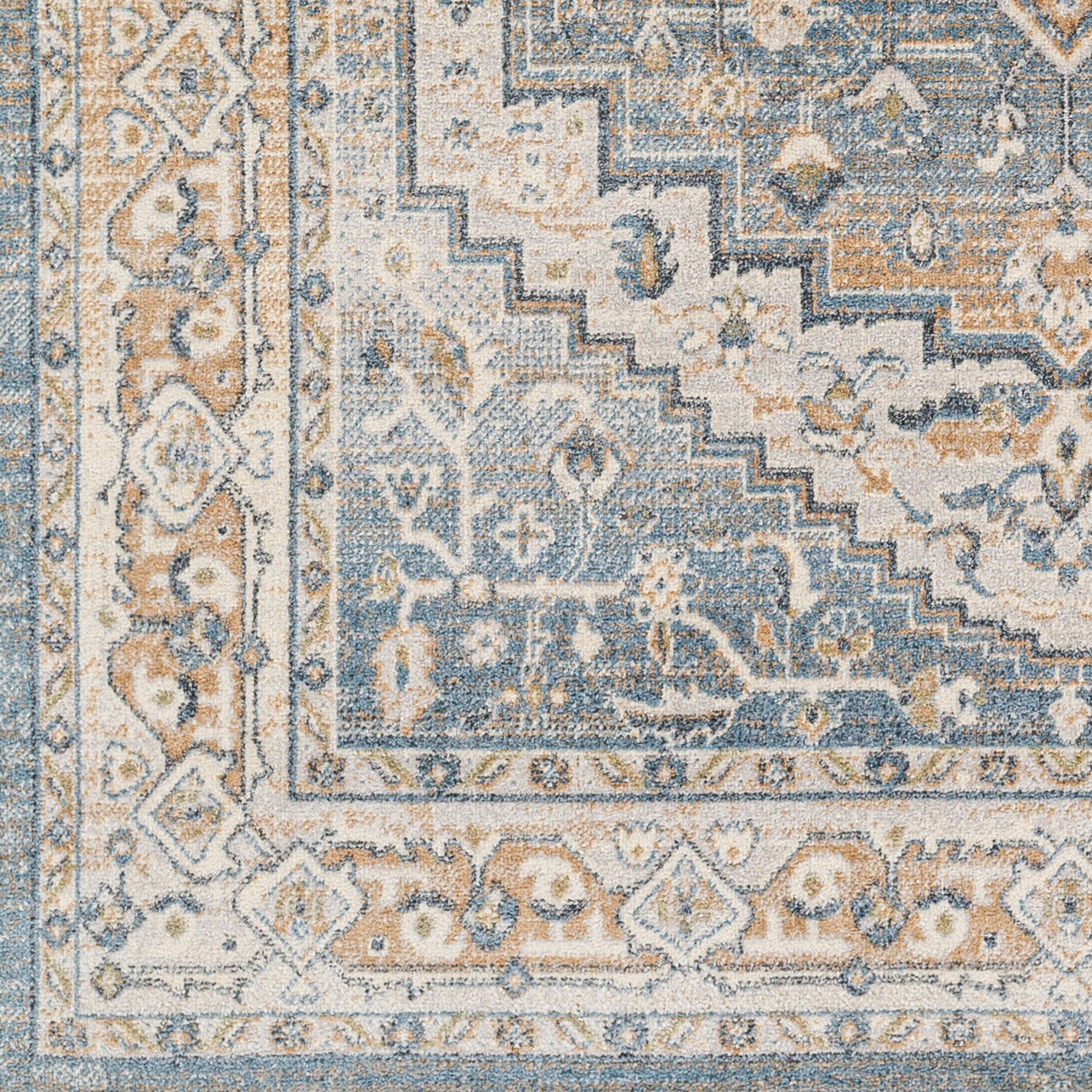 Surya Lillian LLL-2323 Oatmeal Machine Washable Area Rug by LIVABLISS