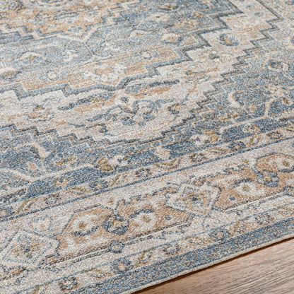 Surya Lillian LLL-2323 Oatmeal Machine Washable Area Rug by LIVABLISS