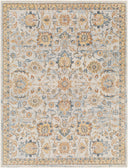 Surya Lillian LLL-2327 Gray Machine Washable Area Rug by LIVABLISS