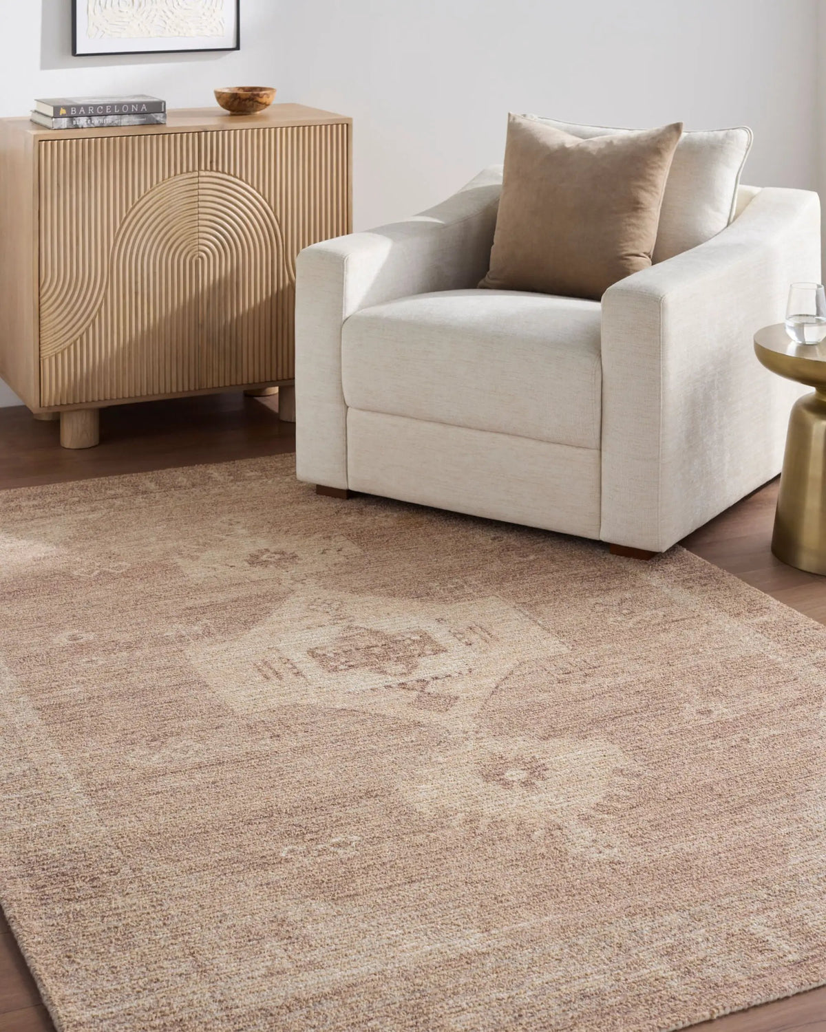 Livabliss x Lauren Liess Veil LLVE-2300 Beige Area Rug
