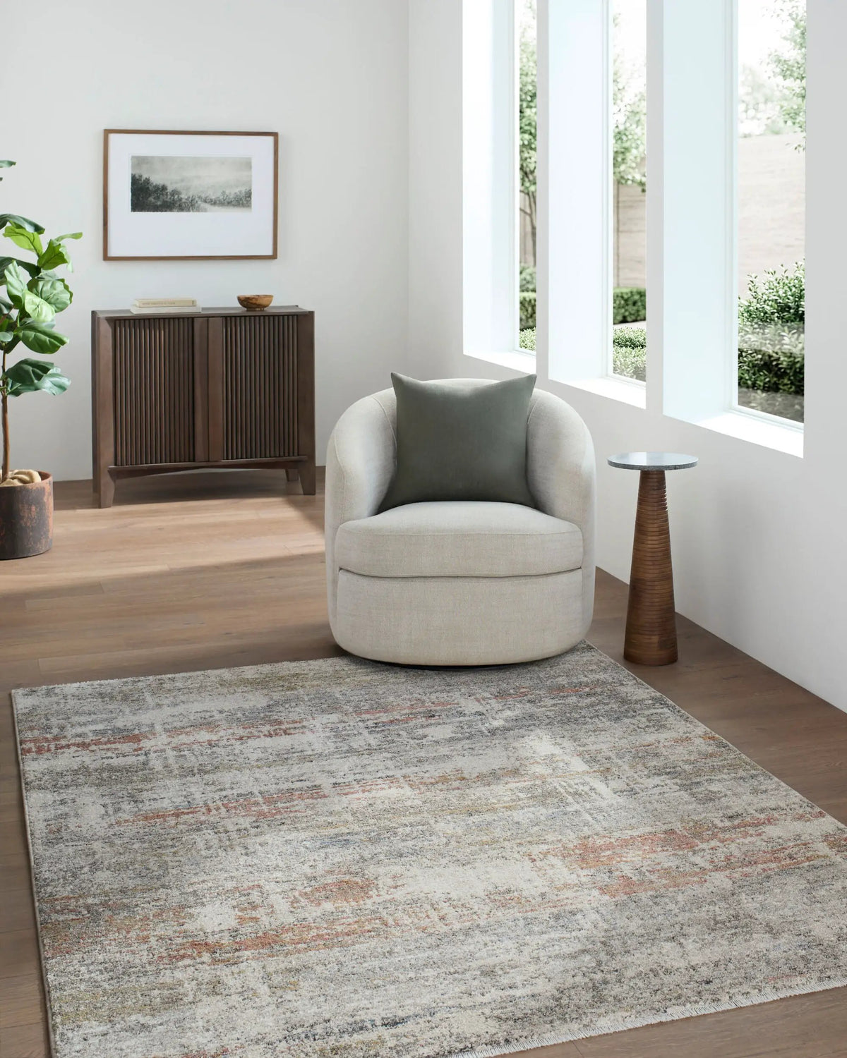 LIVABLISS Lausanne LNN-2304 Ivory Area Rug