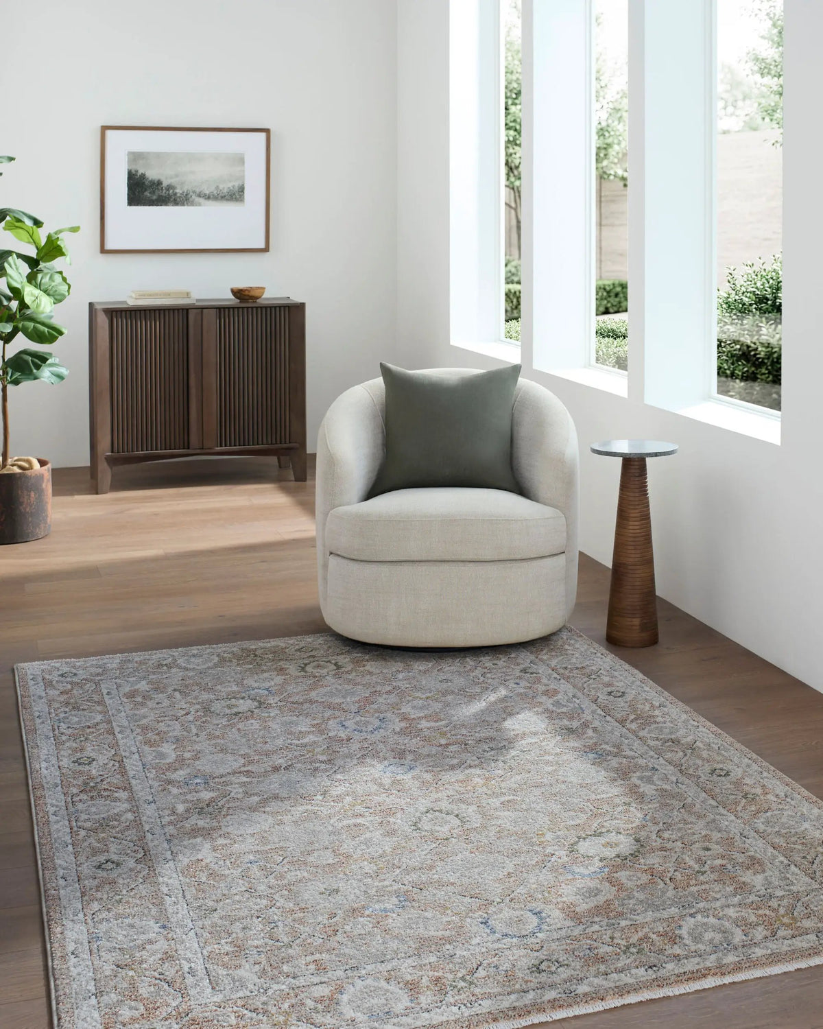 LIVABLISS Lausanne LNN-2308 Ivory Area Rug