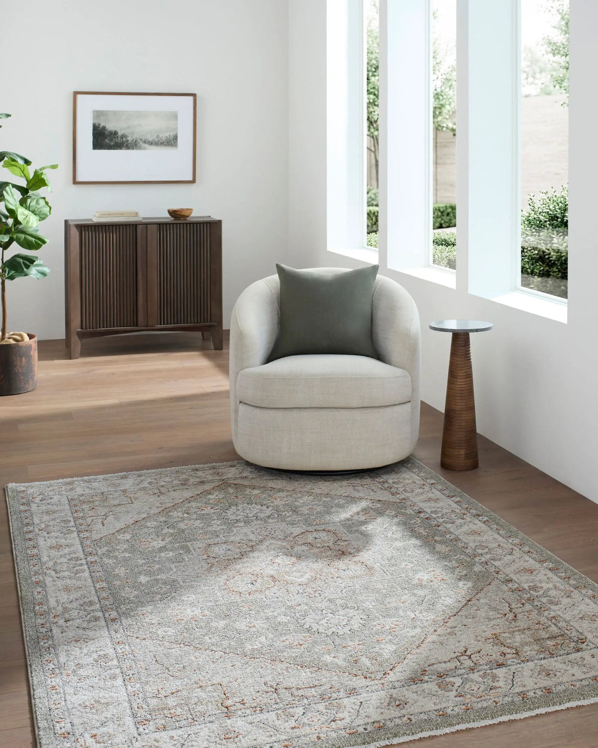 LIVABLISS Lausanne LNN-2309 Ivory Area Rug