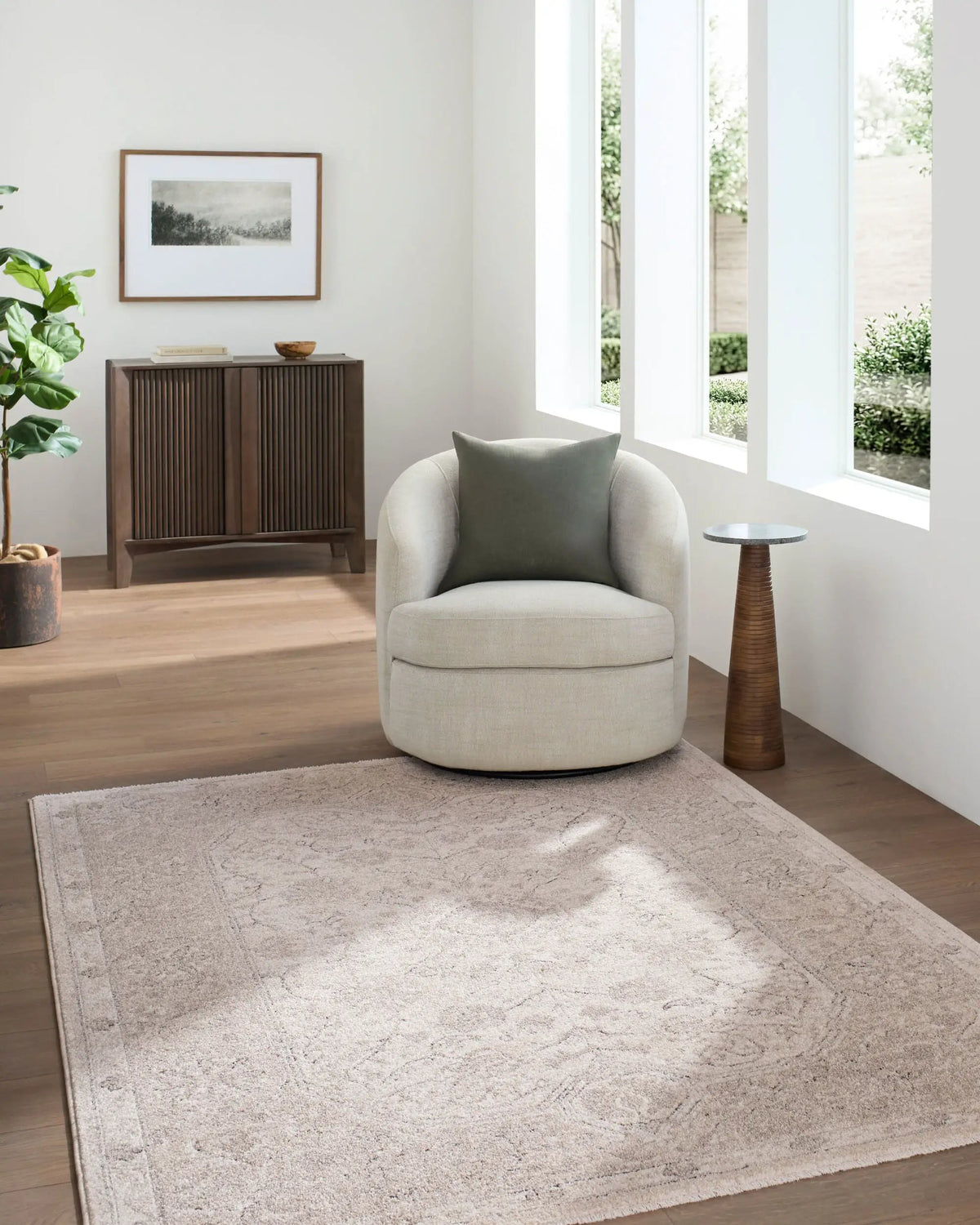 LIVABLISS Lausanne LNN-2312 Ivory Area Rug