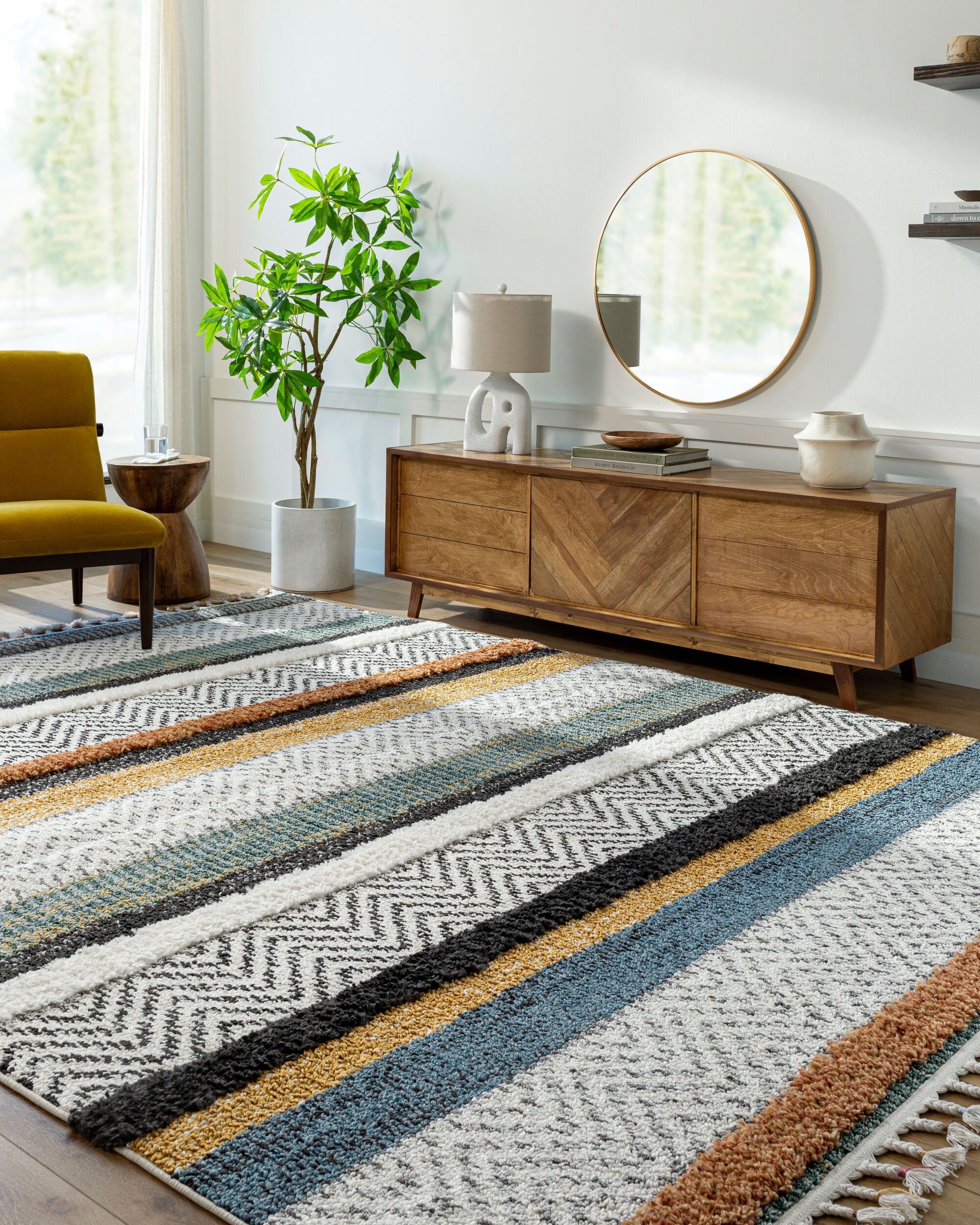 Surya Lofty LOF-2304 Off-White Area Rug by LIVABLISS