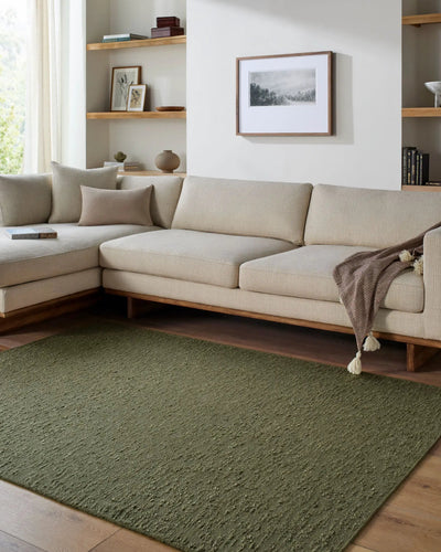 LIVABLISS Lush LSH-2308 Olive-Green Area Rug