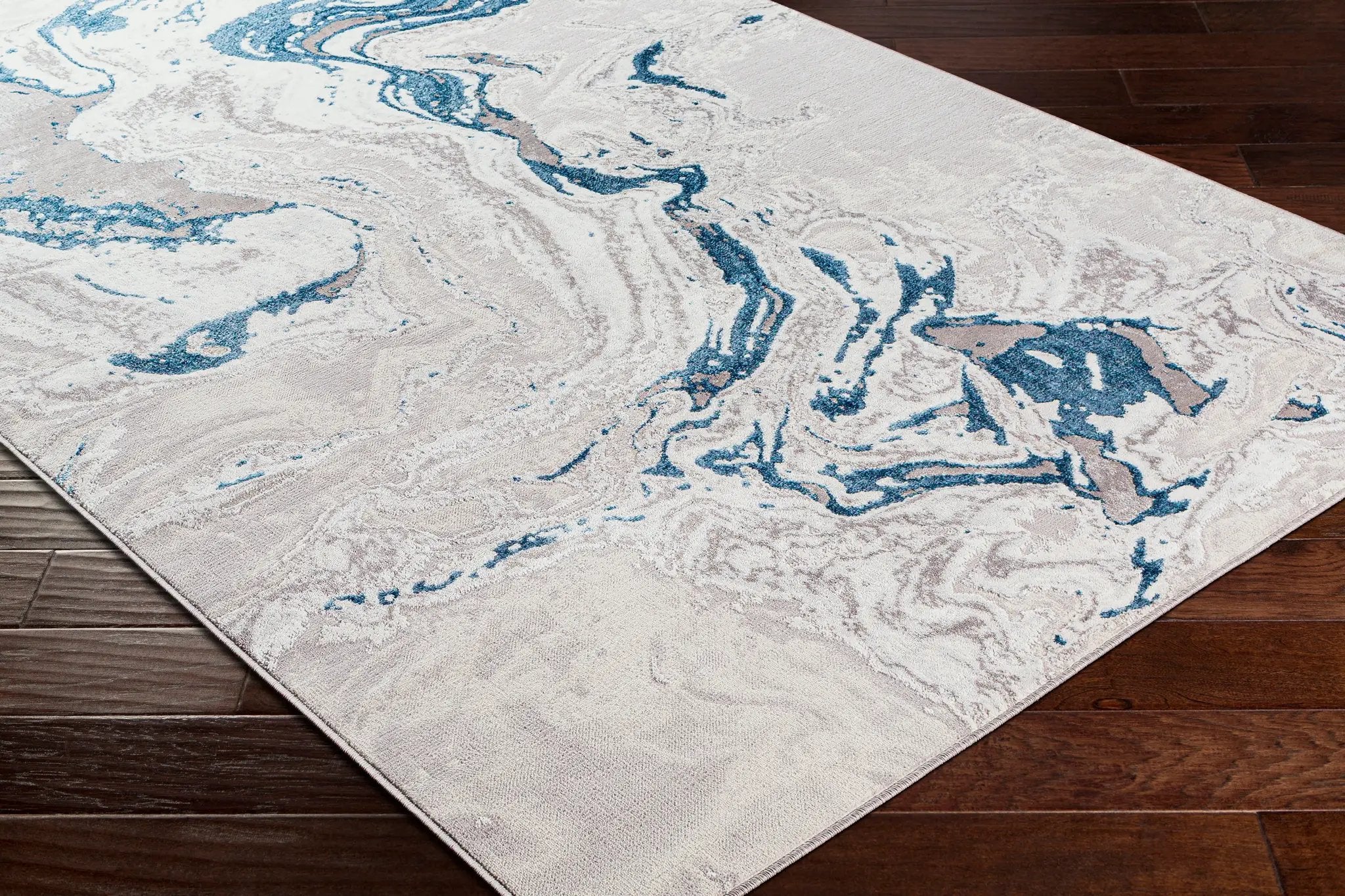 Lustro LSR-2303 Medium-Gray Area Rug by LIVABLISS