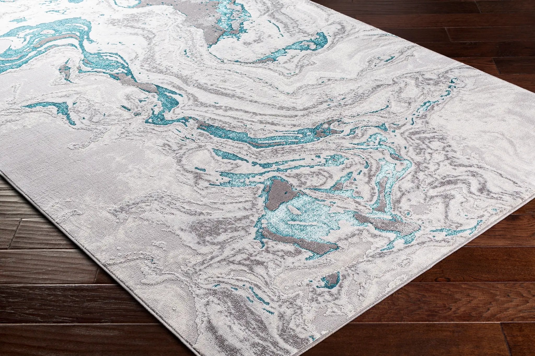 Lustro LSR-2304 Medium-Gray Area Rug by LIVABLISS