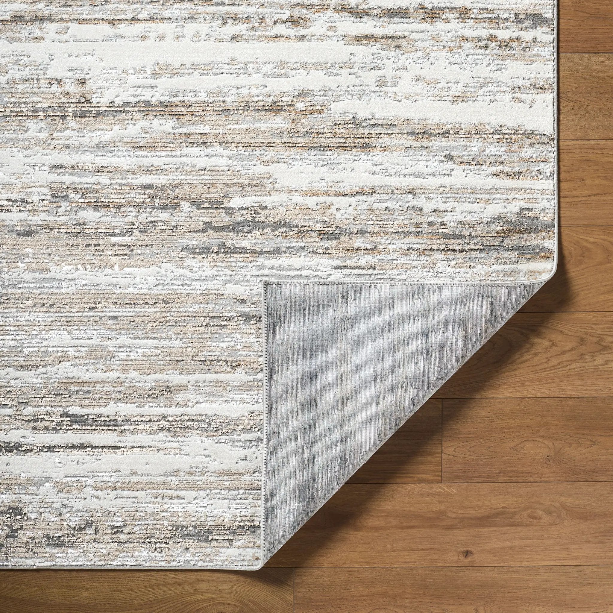 Lustro LSR-2332 Light-Gray Area Rug by LIVABLISS