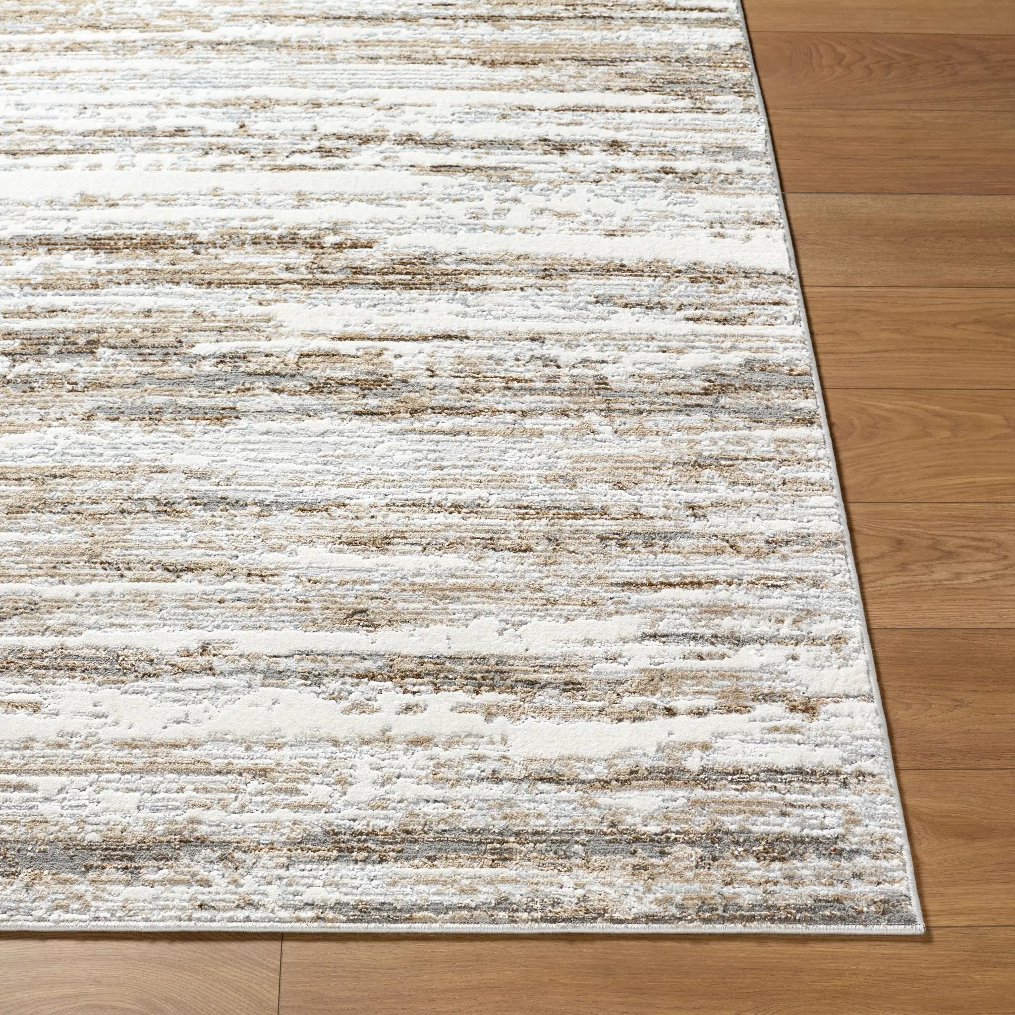 Lustro LSR-2332 Light-Gray Area Rug by LIVABLISS