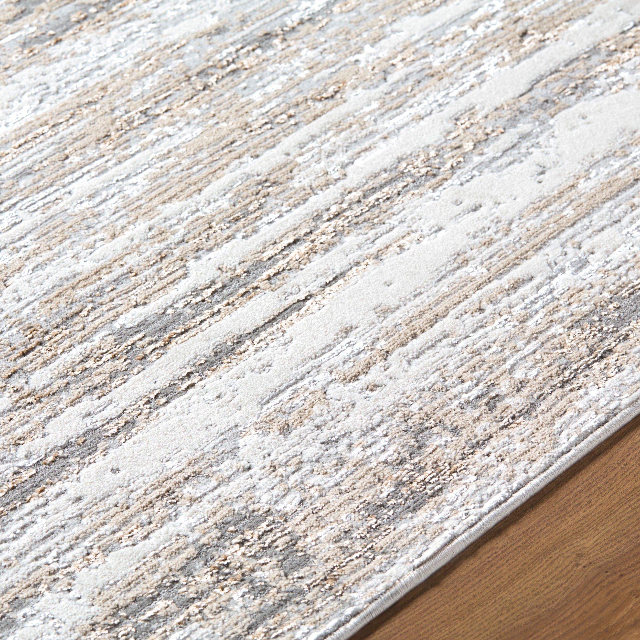 Surya Lustro LSR-2332 Light Gray Area Rug by LIVABLISS
