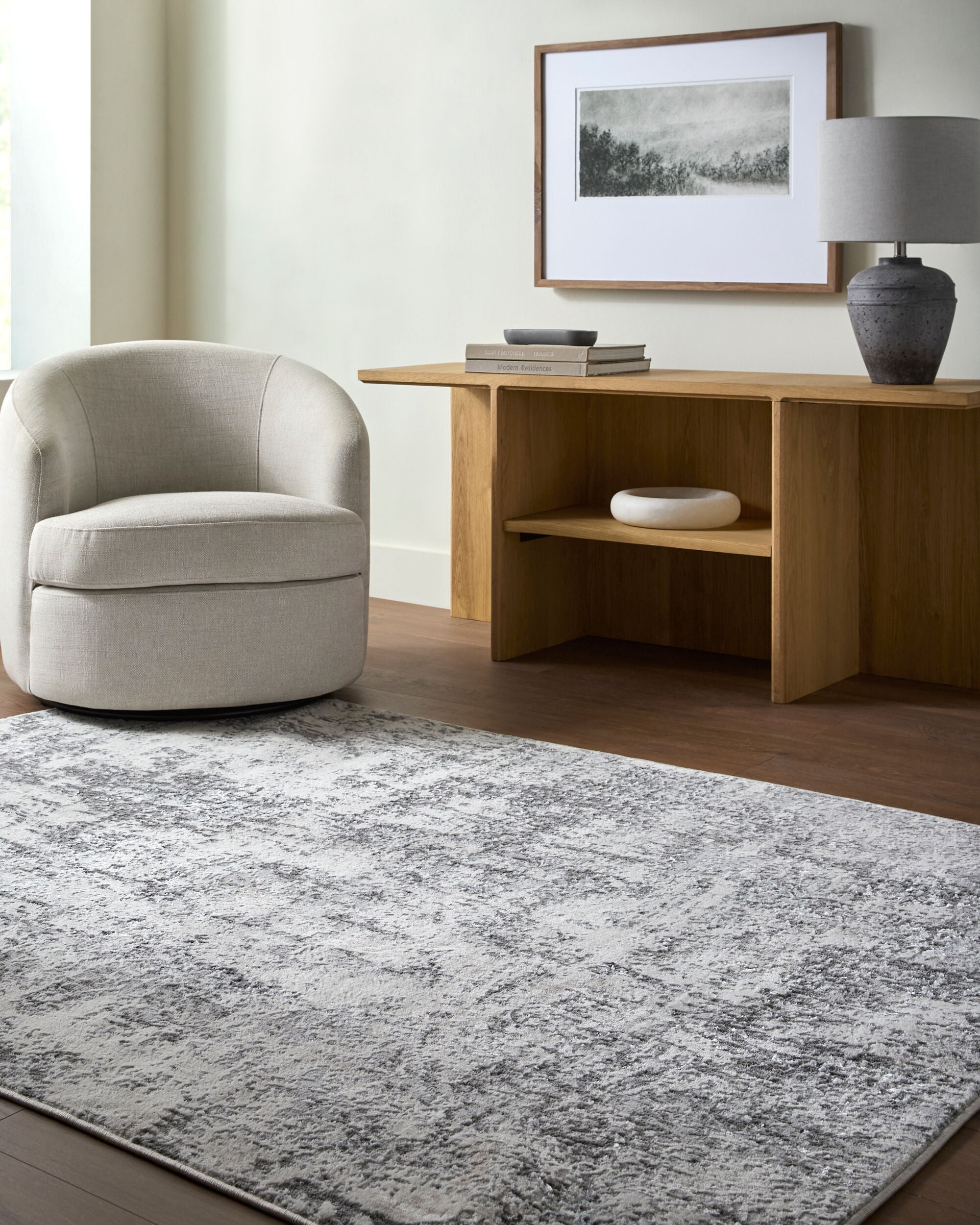 Surya Lustro LSR-2334 Ivory Area Rug by LIVABLISS