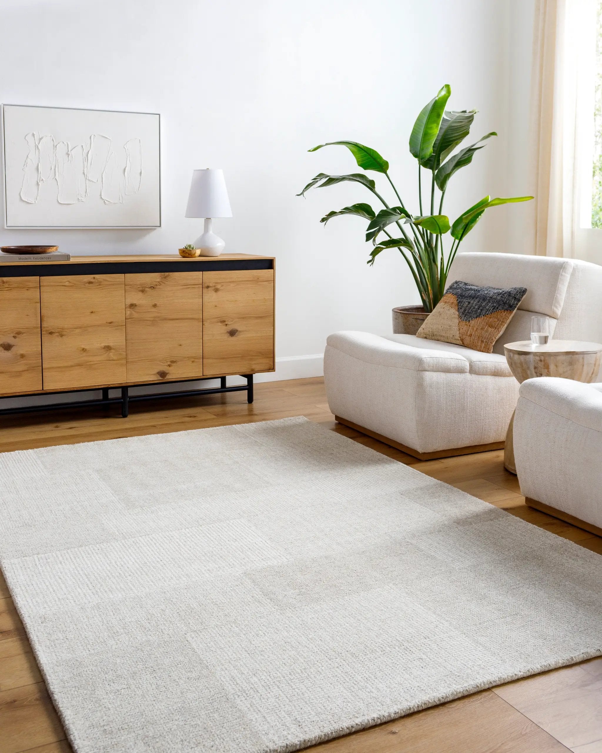 Las Palmas LSS-2301 Beige Area Rug by LIVABLISS
