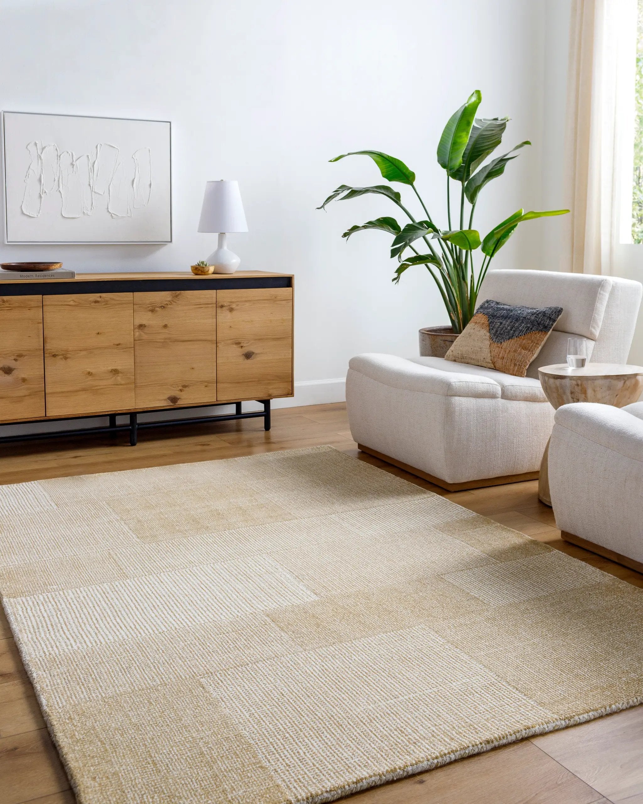 Las Palmas LSS-2302 Beige Area Rug by LIVABLISS