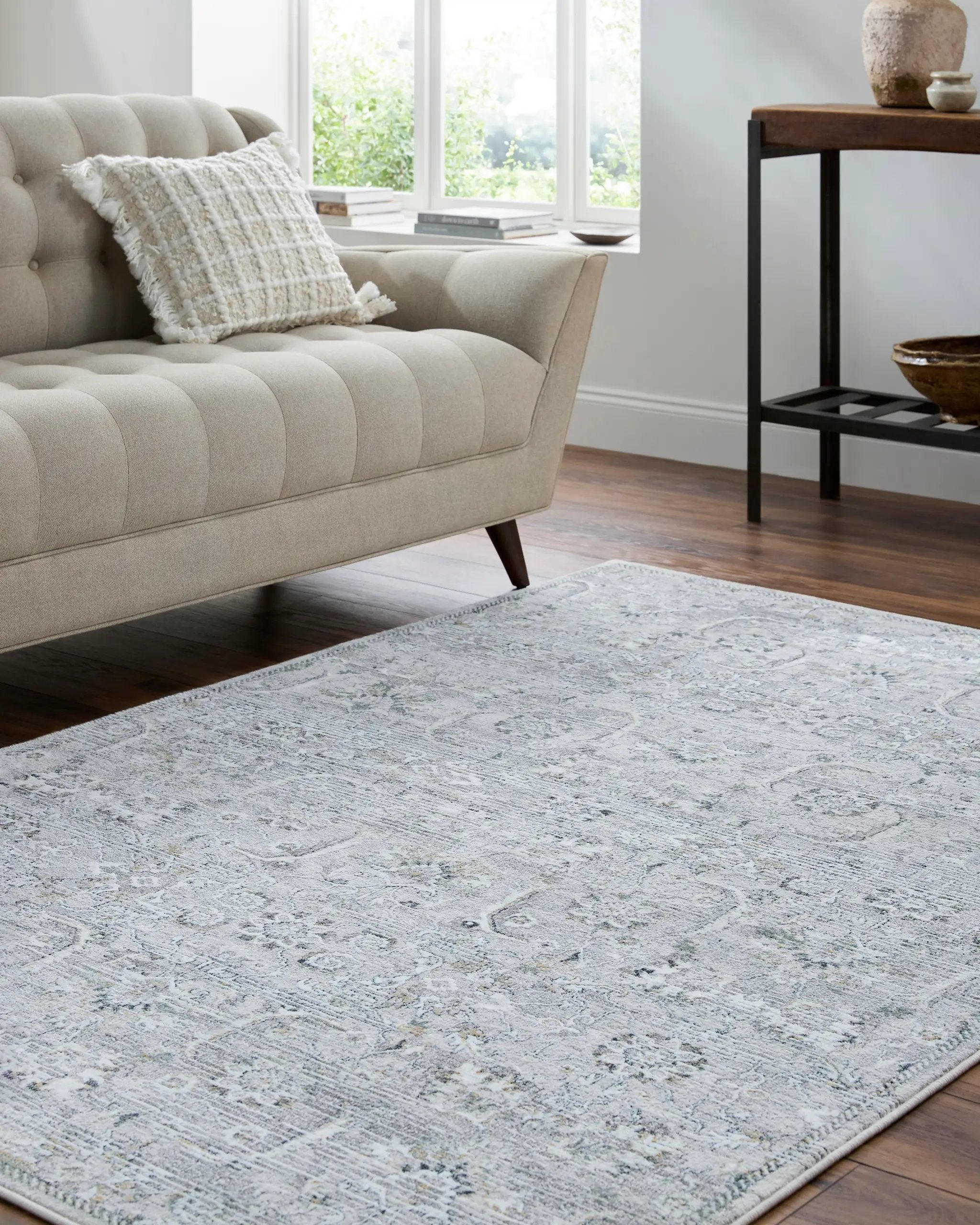 Lorenz LTZ-2302 Light-Sage Area Rug by LIVABLISS