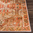 Surya Lavable LVB-2300 Orange Machine Washable Area Rug by LIVABLISS