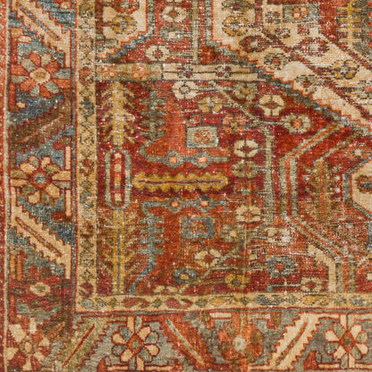 Surya Lavable LVB-2300 Orange Machine Washable Area Rug by LIVABLISS