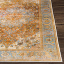 Surya Lavable LVB-2302 Burnt Orange Machine Washable Area Rug by LIVABLISS