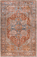 Surya Lavable LVB-2304 Brown Machine Washable Area Rug by LIVABLISS