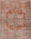 Surya Lavable LVB-2304 Brown Machine Washable Area Rug by LIVABLISS