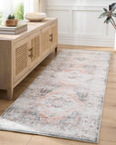 Surya Lavable LVB-2309 Dusty Rose Machine Washable Area Rug by LIVABLISS