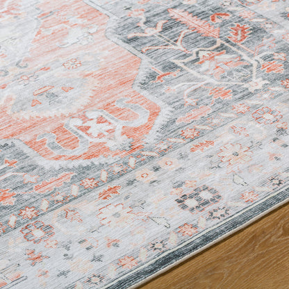 Surya Lavable LVB-2309 Dusty Rose Machine Washable Area Rug by LIVABLISS