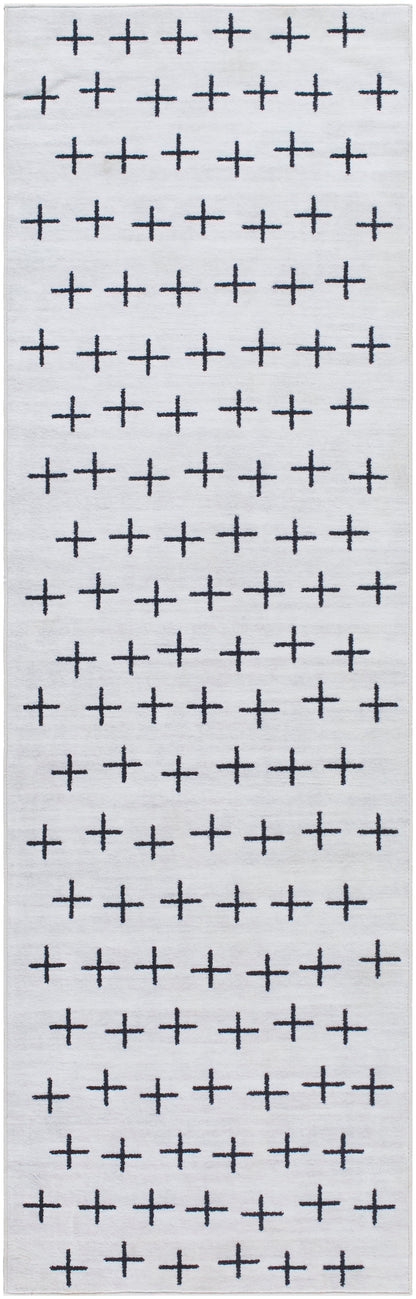 Surya Lavable LVB-2324 Ivory Machine Washable Area Rug by LIVABLISS